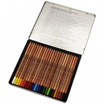 Набор карандашей цветных художественных Lyra Rembrandt Polycolor, 24 цвета, металлическая коробка