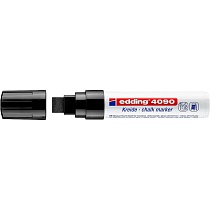 Маркер меловой для стекла edding 4090, смываемый, скошенный наконечник, 4-15 мм