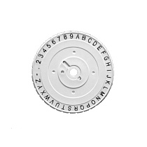 Колесо запасное для принтера Dymo M1011, с символами