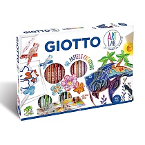 Набор пастели масляной Giotto Art Lab Creations, 82 цвета, книга для творчества
