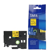 Термоусадочная трубка ahs 631 для принтеров brother, 11.7 мм x 1.5 м, черный шрифт