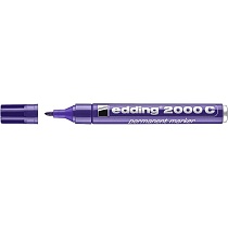 Маркер перманентный edding 2000C, рисования, круглый наконечник, заправляемый, 1.5-3 мм