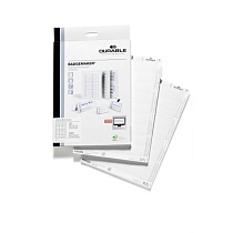 Вкладыши сменные для бейджей Durable Badgemaker, 30 x 60 мм, 540 штук Вкладыши сменные для бейджей Durable Badgemaker, 30 x 60 мм, 540 штук