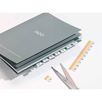 Табулятор Durable Tabfix, самоклеящийся, 3 строчки, 13 мм, 5 штук, ПВХ