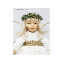 Кукла коллекционная авторская Birgitte Frigast Ангел, с розой