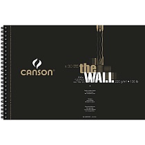 Альбом для маркера Canson The Wall, на пружине, 200 гр/м2, 21 х 31.4 см, 30 листов