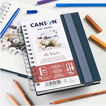 Скетчбук для карандашей Canson Art Book Mi-Teintes, на пружине, 160 гр/м2, 40 листов