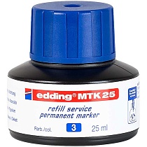 Чернила для заправки перманентных маркеров edding MTK25, капилярная система, 25 мл