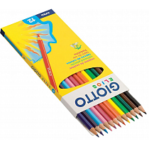 Набор карандашей цветных Giotto Elios, 6.8 мм, 12 цветов, картонная коробка