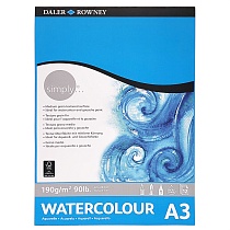 Альбом для акварели Daler Rowney Simply, 190 гр/м2, 12 листов