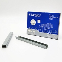 Скобы 4 - 8 мм для степлера Kangaro,1250 штук