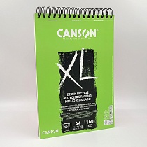 Альбом для графики Canson XL, мелкое зерно, на пружине, 160 гр/м2, 50 листов