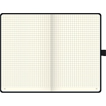 Блокнот Brunnen Компаньон White, на резинке, клетка, 80 гр/м2, 12.5 х 19.5 см, 96 листов, белый