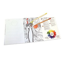 Раскраска Арт Терапия Мода Daler Rowney Simply, А5, 25 дизайнов, 25 листов
