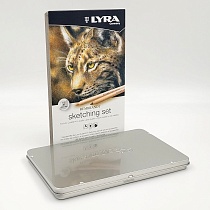 Набор карандашей цветных художественных Lyra Sketching Set, 10 предметов