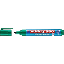Маркер для флипчартов edding 380 Cap-off, круглый наконечник, 1.5-3 мм