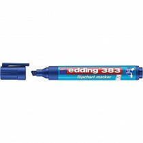 Маркер для флипчартов edding 383 Cap-off, скошенный наконечник, 1-5 мм