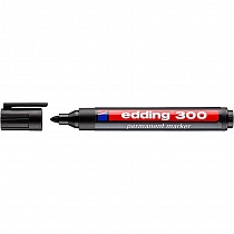 Маркер перманентный edding 300, круглый наконечник, 1.5-3 мм