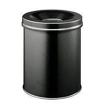Корзина для мусора Durable Safe с противопожарной крышкой, 15 литров, 357 x 260 мм, сталь