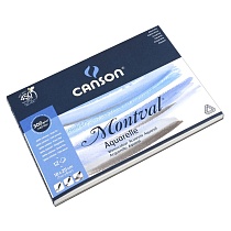 Альбом для акварели Canson Montval, среднее зерно, склеенный, 300 гр/м2, 12 листов