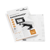 Вкладыши сменные для бейджей Durable Badgemaker, 52 x 100 мм, 40 штук Вкладыши сменные для бейджей Durable Badgemaker, 52 x 100 мм, 40 штук