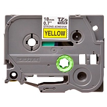 Картридж brother tze-s641 с лентой 18 мм х 8 м, пластик, усиленный клей, черный шрифт