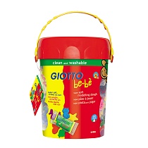 Набор массы для лепки Giotto be-be, 50 штук по 50 гр, 12 цветов