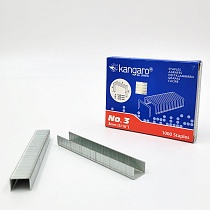 Скобы 3 - 8 мм для мебельного степлера Kangaro,1000 штук