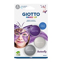 Набор грима для детей Giotto Make Up Batterfly, 3 цвета, по 5 мл