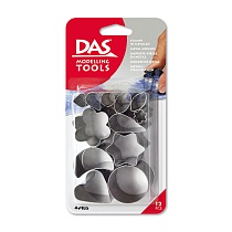 Набор форм металлических Das, для моделирования, 12 штук
