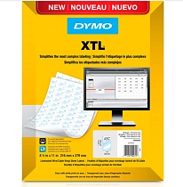 Этикетки самоламинирующиеся Dymo XTL, полиэстровые, 41 мм х 23 мм, 60 штук на листе А4, 34 листа