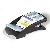 Подставка для визиток перекидная Durable Visifix Desk, до 200 карточек, A-Z, 24.5 x 13.1 x 6.7 см