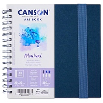 Скетчбук Canson Art Book Montval, на пружине, 300 гр/м2, 24 листа