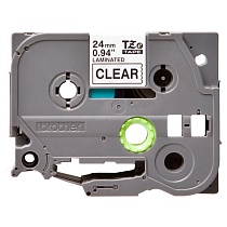 Картридж brother tze 151 с лентой 24 мм х 8 м, пластик, черный шрифт