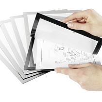 Рамка информационная магнитная Durable Duraframe Magnetic Plus, 236 x 323 мм, 2 штуки