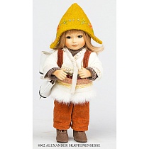 Кукла коллекционная авторская Birgitte Frigast Aleksandra Принцесса с коньками