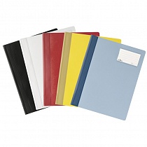 Папка-скоросшиватель для документов Durable, с карманом для маркировки, A4+, ПВХ