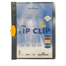 Папка с клипом Durable Tipclip, с прижимным механизмом, А4
