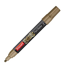 Набор маркеров глянцевых лаковых Luxor Metallic Paint, пулевидный наконечник, 1-3 мм, 6 штук