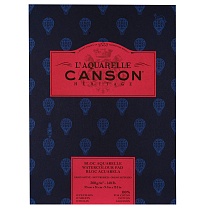 Альбом для акварели Canson Heritage, склеенный, 100% хлопок, 300 гр/м2, 23 x 31 см, 12 листов