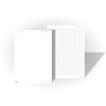 Блокнот для флипчарта 2х3 OfficeBoard, чистый, 80 гр/м2, 58 х 83 см, 30 листов