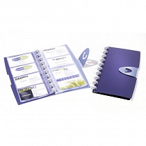 Визитница Durable Duralook Visifix Walk, 96 визиток, 57 x 90 мм