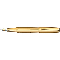 Ручка перьевая Waterman Exception Solid Gold, толщина линии F, золото, перо: двухтоновое золото 18К