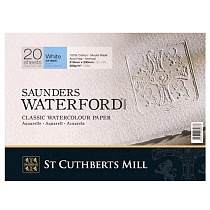 Бумага для акварели ST Cuthberts Mill Saunders Waterford, 300 г/м2, 310 х 230 мм, 20 листов