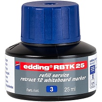 Чернила для заправки бордмаркеров edding RBTK25, пигментные, капиллярная система, 25 мл