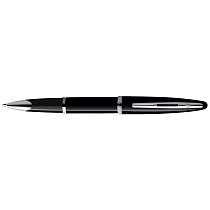 Ручка-роллер Waterman Carene Black Sea ST, толщина линии F, посеребрение
