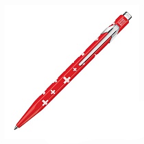 Ручка шариковая автоматическая Carandache Totally Swiss, толщина линии М, металлический футляр