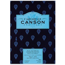 Альбом для акварели Canson Heritage, склеенный, 100% хлопок, 300 гр/м2, 26 x 36 см, 12 листов