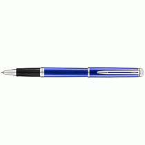 Ручка-роллер Waterman Hemisphere Bright Blue CT, толщина линии F, палладий
