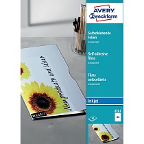 Пленка самоклеящаяся Avery Zweckform, 0.17 мм, А4, 50 листов